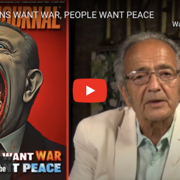 POLITICIANS WANT WAR, PEOPLE WANT PEACE